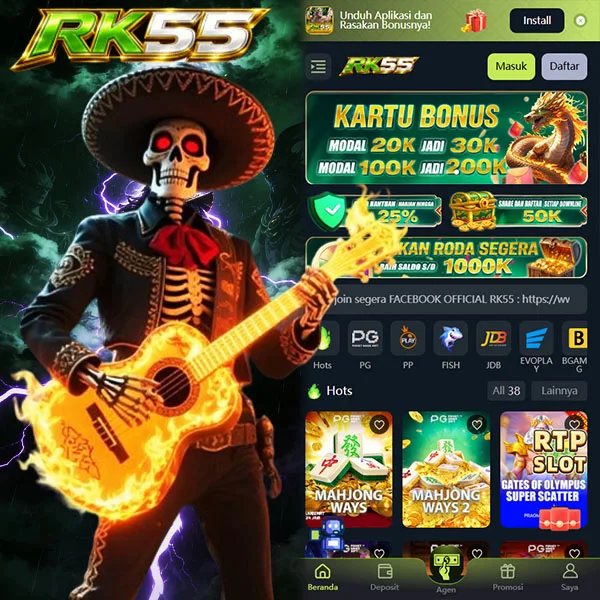 RK55 Bonus Member Baru 100%